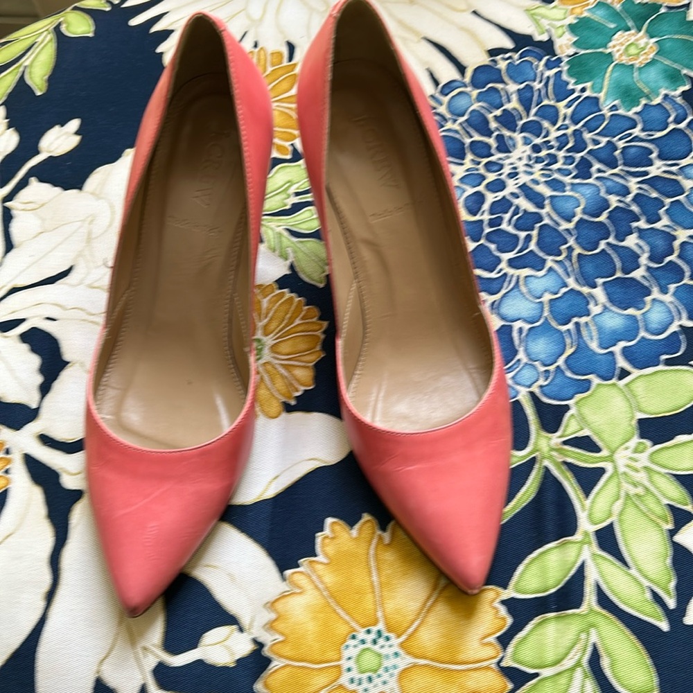 Elegant Coral/ Pink Valentina Women's Shoes by J Crew. 8